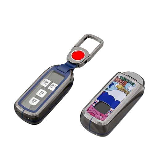 【MDee】 Hondaインテリジェントキーケース N-BOX に適し高級 TPU 軽量 シリコン ていますスマートキーケース 傷のつきにくい、防塵 キーホルダー, N-BOX+ プラス Nワゴン N-WGNカスタム N-ONE N-BOX SLASH ス