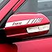 2 Piezas Etiqueta Engomada del Espejo Retrovisor del Coche para Chevrolet Aveo, Impermeable Resistente Rayones Pegatinas del Espejo Retrovisor