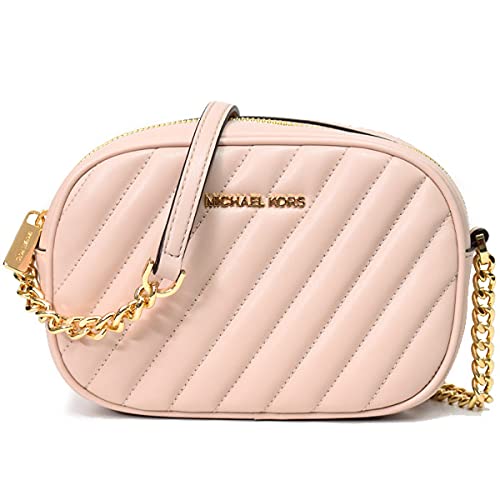 マイケルコース バッグ MICHAEL KORS ヴィーガン レザー ローズ キルティング スモール オーバル カメラバッグ クロスボディ 斜めがけ チェーン ショルダーバッグ ベージュ 35S1GXOC1U 412E3Gv6yCS.jpg