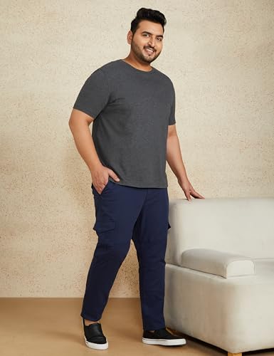 Image of Amazon Brand - Symbol Men's Stretchable Slim Fit Cargo Pants | Chinos | Casual Trousers