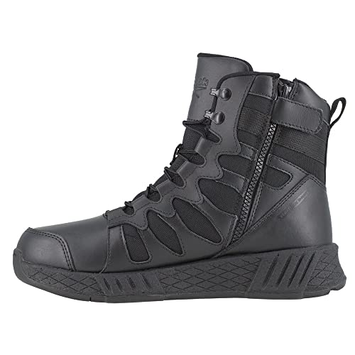 Image of Reebok Work Men's 6 inch Floatride Energy Soft Toe Tactical Boot with Side Zipper Black - RB4355