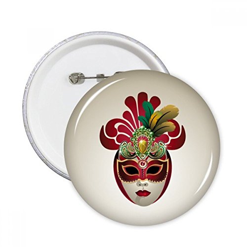 Bouton badge carnaval de Venise XL : customisez vos vêtements ternes