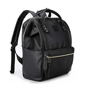 Kah&Kee Damen Leder Rucksack -Wasserdicht 15 Zoll Elegant Laptop-Taschen für Lehrerinnen & Büro-Arbeit, ideal für Reisen