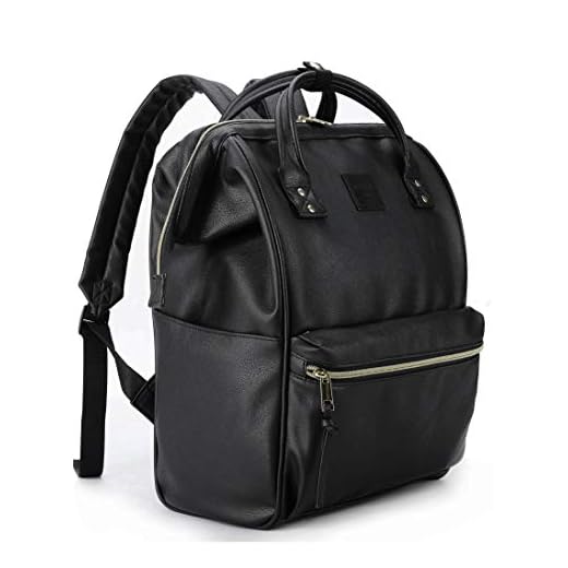 Kah&Kee Mochila Cuero Mujer Impermeable para Ordenador Portátil 16", Oficial para Trabajo y Viaje, Mochilas Casuales Para Mujer y Hombre.