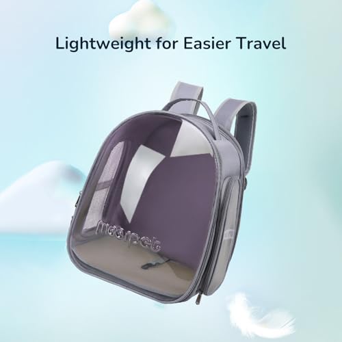 image for GixDix Cat Bubble Backpack, Clear Cat Carriers for Large Cats 20 Lbs, 