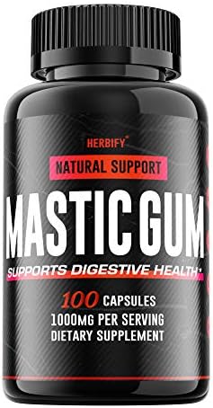 Mastic Gum Capsules 1000mg Restore for Gut Health, Supports Gastrointestinal Health, Digestive System, Immune Function (100)