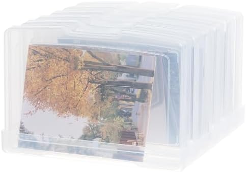 Amazon.com: OMNISAFE 4x6 Photo Storage Cases, 6 Inner Plastic Craft ...
