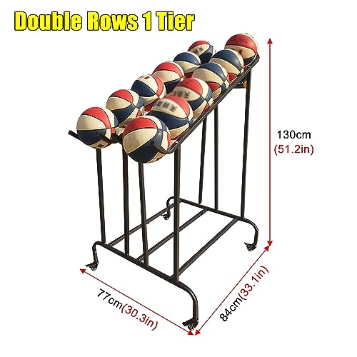 Support de rangement de basket-ball portable idéal pour garage