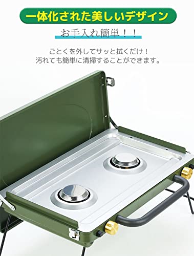 【Yinleader】バーベキューコンロ アウトドア用 OD缶 強火力