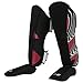 Shin Guards Kickboxing Muay Thai Adults Protection Thickened Boxing Muay Thai Red (M)