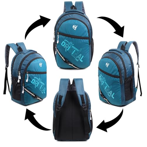 Image of Original Stylish 10L Lightweight Laptop Backpack for Office, College & Travel - Water-Resistant School Bag with Adjustable Shoulder Straps, Breathable Mesh Back Panel, Front Utility Pocket