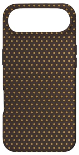 Classic Polka Dot Pattern Brown Mustard Boho Polkadot Case X}zP[X iPhone Air p