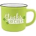 GRUSS & CO Becher Motiv "Gl&uuml;cksbecher" | New Bone China Porzellan, Emaille-Optik, 35 cl | Geschenk, Gl&uuml;cksbringer | 45782, 1 St&uuml;ck (1er Pack)