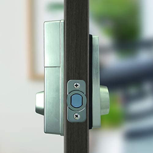 Ks Hardware Electronic Deadbolt Smart Doorlock For Keyless Entry, Includes Matching Gripset, Wifi Enabled (Satin Nickel) #TOP4