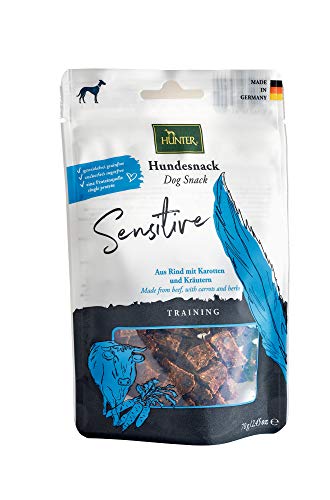 HUNTER Training Sensitive, Snack per Cani, Senza Cereali, Senza Zuccheri Aggiunti, 70 g