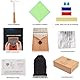 Kalimba 17 Schlüssel, Daumenklavier Kalimba Thumb Piano Finger Solide Anleitung und Stimmhammer Marímbula Mbira Holz Naturtastatur Marimba (Mahagoni)