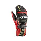  LEKI \'WC Racing Titanium S Mitten\' Herren Skihandschuhe/Fäustlinge, Modell 2014, Rot, 10.5
