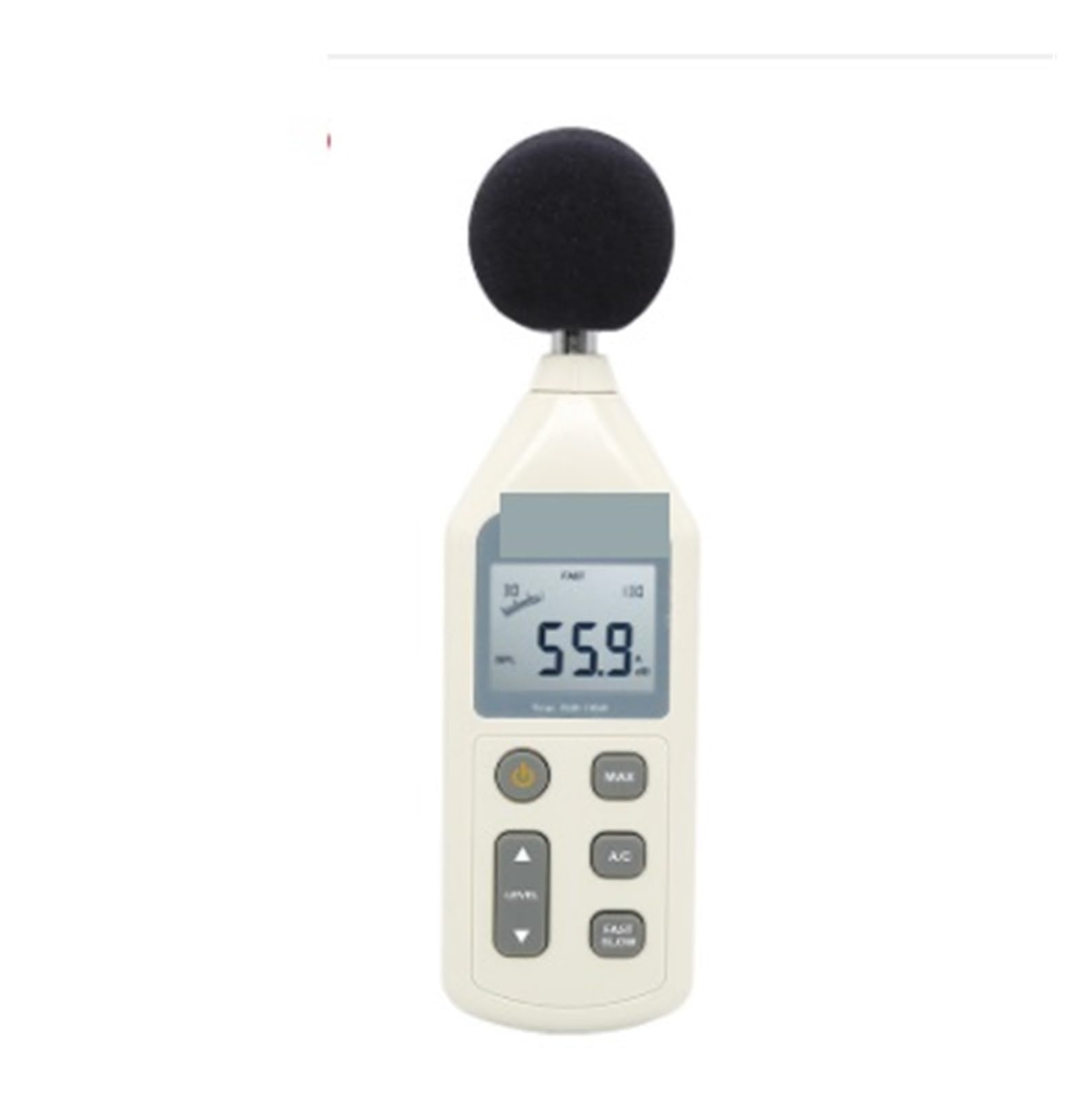 Medidor de sonido digital Medidor de decibelios alta precisión, medidor nivel sonido, prueba ruido, detector perturbaciones, sincronización por computadora Probador de nivel de ruido de decibeles