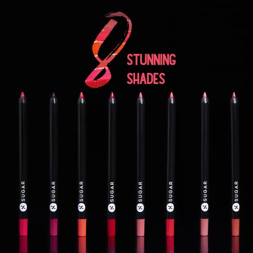 SUGAR Cosmetics - Lipping On The Edge - Matte Lip Liner - 07 Fiery Berry (Marsala) - 1.2 Gms - Smear-Proof, Water Resistant Lip Liner - Lasts Up To 10 Hrs - Image 6