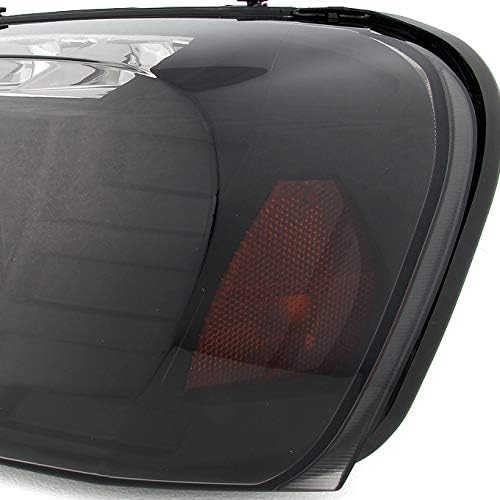 Miniatura 6 de AKKON - Para faros delanteros Pontiac Grand Prix 2004-2008 con doble halo negro - Juego de pares