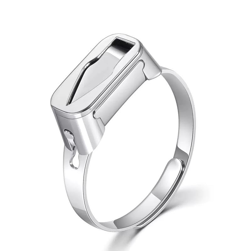 Foldable Adjustable Fidget Ring, Multi-Functional Minimal Design for Stress Relief, Focus & Gift for Friends