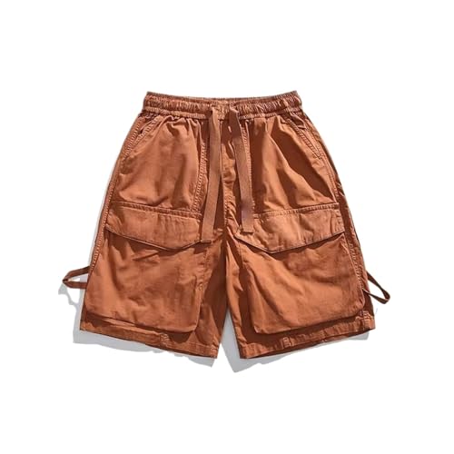 Shorts Harajuku décontracté coupe droite et ample pour l'été urbain