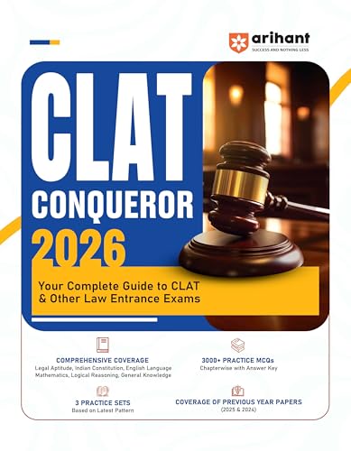 Arihant CLAT Conqueror Entrance Exam 2026 | Complete Study Guide ...
