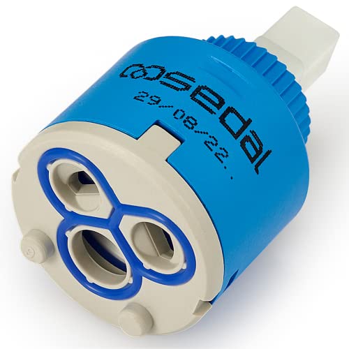 Cartuccia Ceramica Per Rubinetto 35/40mm - Valvola Disco Per Miscelatori Cucina E Bagno - Foto 9