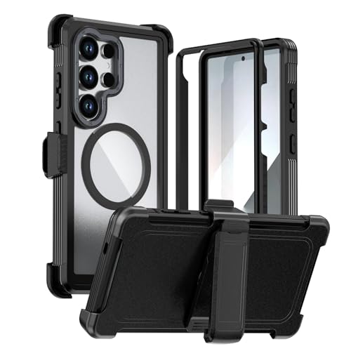 For Samsung Galaxy S26 Ultra/S26 Plus/S26�p�P�[�X�A����~�ߎ��C�V�F���t���A���C�����X�[�d�L�b�N�X�^���h�J�o�[���T�|�[�g(��,S26)