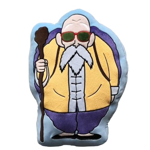 HÔMADICT LYO Cojín Dragon Ball Z Kame Sennin – Cojín cómodo y Agradable de apretar – Diseño Kame Sennin – Regalo para Fan y Apasionado Dimensiones 40 cm x 40 cm