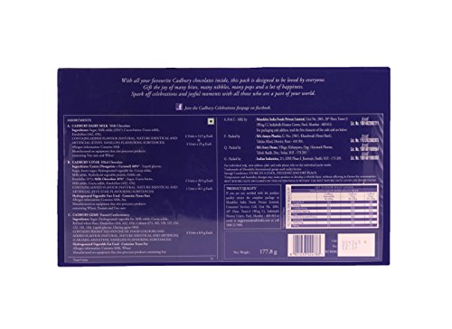 Cadbury Celebrations Gift Pack, 215grams (Assorted Chocolates)