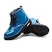 Fashion Girls Boys Blue PU Waterproof Child Ankle Boots,Toddler,10M US