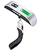 Fosmon Pese Bagage Electronique, Balance Portable Pese Bagages Numérique [Max 50kg/110Lb] (g,Oz) Balance électronique,Fonction Tare/Peson de Voyage, Shopping, Poste/Usage Domestique Extérieur, Agent