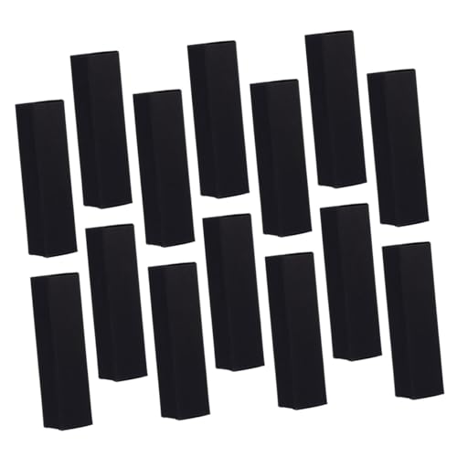 EXQUIMEUBLE 口紅ラッピングボックス 紙製口紅容器 50個セット ブラック 紙素材 小型サイズ 多機能収納 お祭り用 化粧収納向け