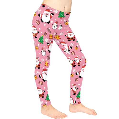 Upetstory Yoga Legging Workout Pants for Girls Kids Size 4-13 Years Old