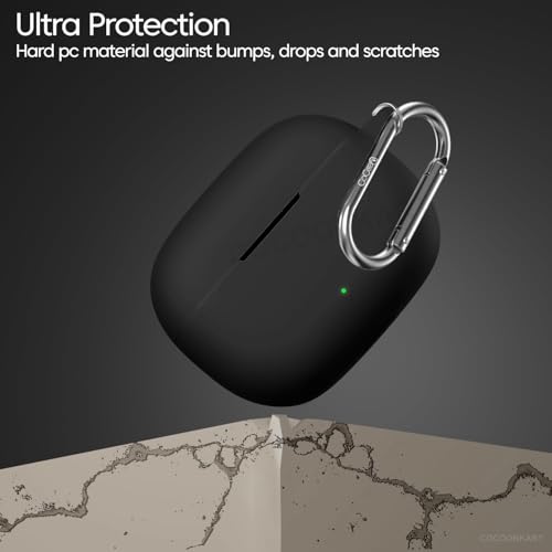 Image of Soft Silicone Case Cover for Realme Buds T310 | Buds N1- Black