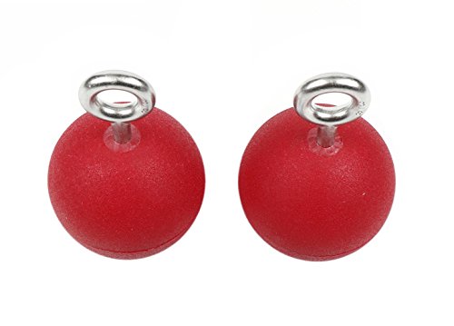 Atomik Climbing 3.5 Inch Hanging Ninja Balls In Red For Grip And Strength Training As Seen On American Ninja Warrior #TOP4