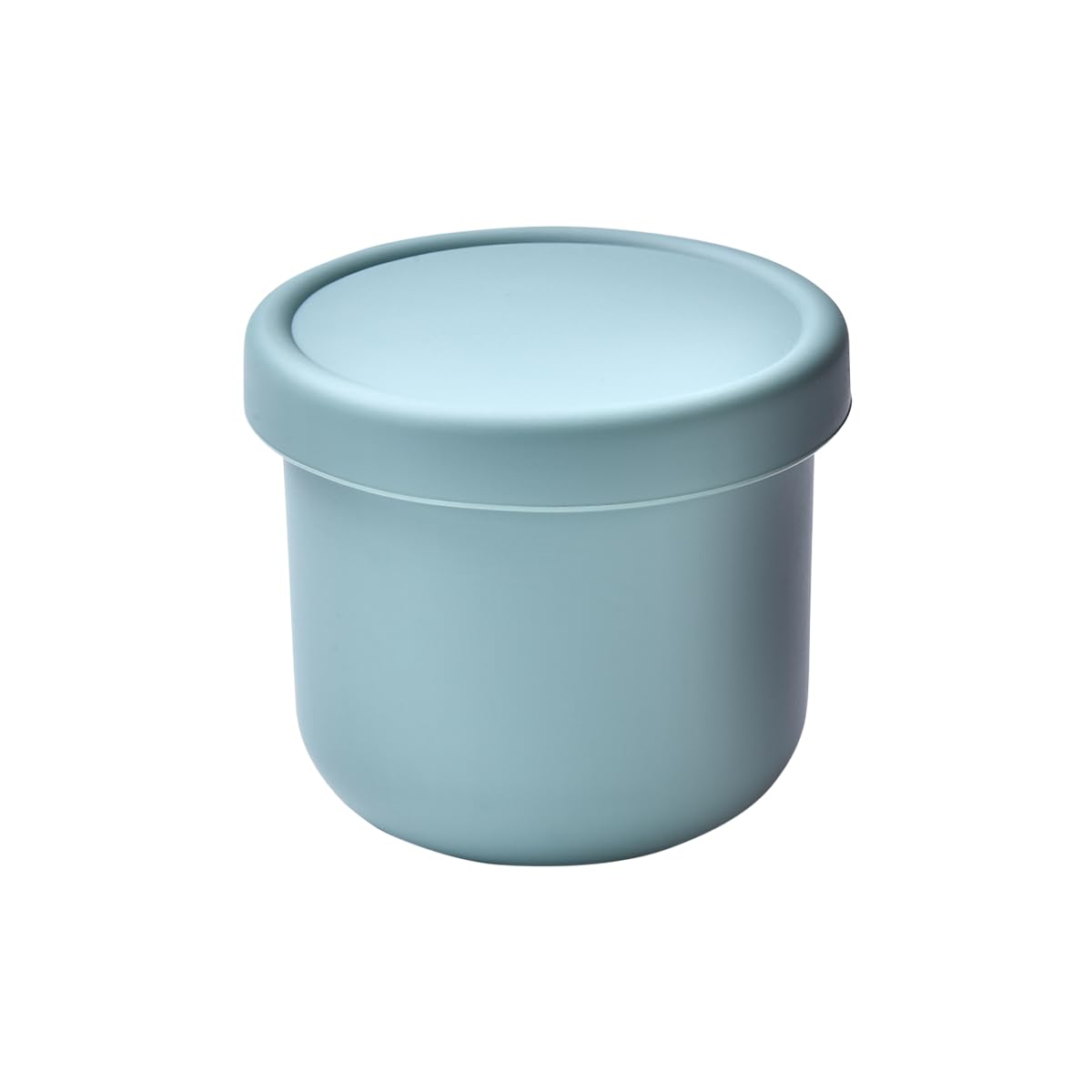 Vague Silicone Food Storage Container, 9 cm x 9 cm x 8 cm Size, Green