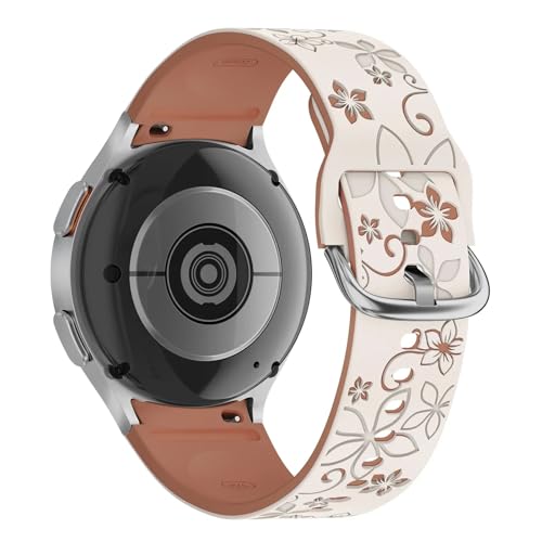 [�����ȓX] �������V���R���X�g���b�v �ɓK��Samsung Galaxy Watch 7 FE/6 4Classic/5Pro 45 ���ԂȂ��X�|�[�c�u���X���b�g Galaxy Watch 7 �o���h 44 40mm(Starlight Brown)