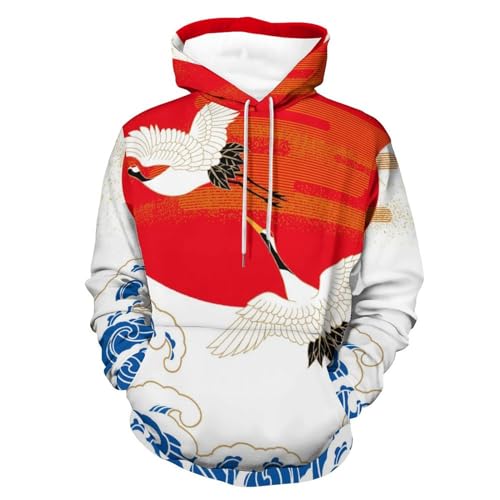 Sweats à capuche coucher de soleil UMENG aux finitions soignées