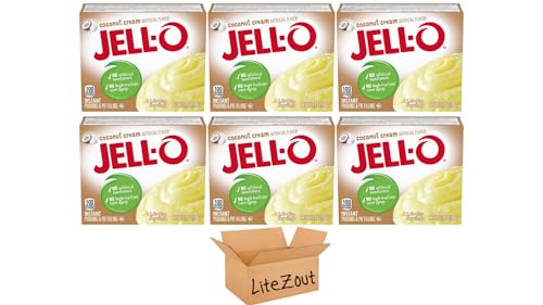 Instant Coconut Cream Pudding & Pie Filling (3.4 oz Boxes, Pack o...