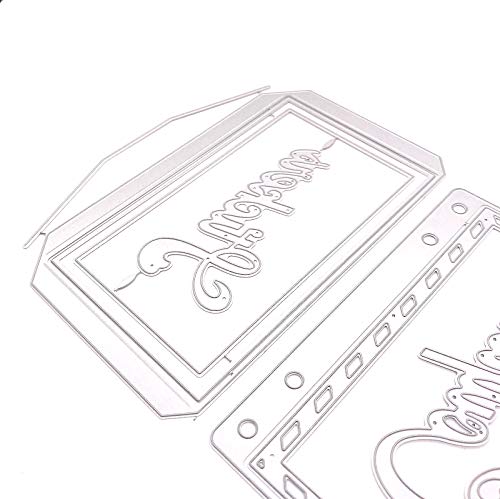 KSCRAFT Journal Planner Envelope Metal Cutting Dies Stencils for DIY Scrapbooking Decorative Embossing DIY Paper Cards - Thumbnail 3
