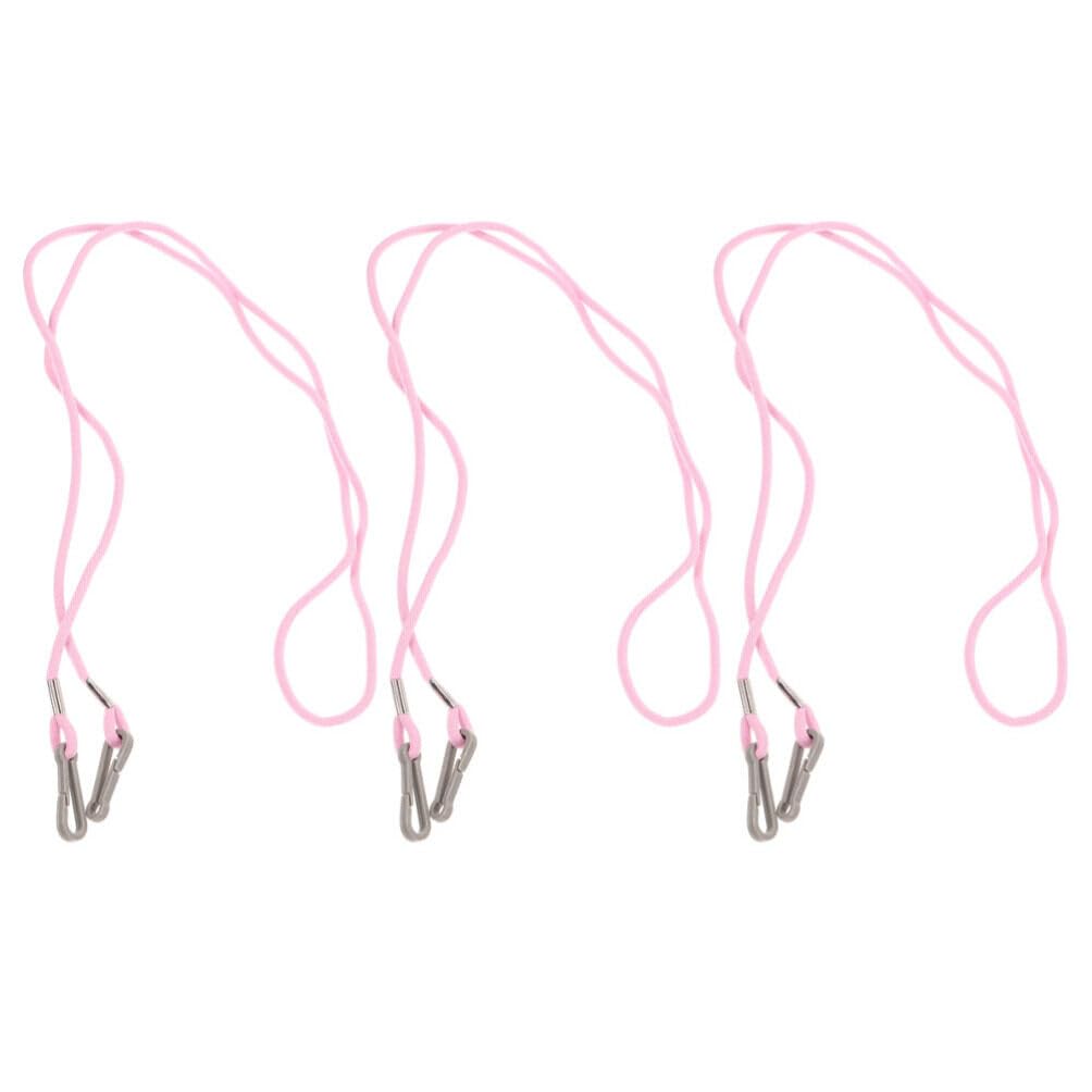 POPETPOP Glove Lanyard Adjustable Mitten Clips: Elastic Gloves Clip Anti-Lost Gloves Mitten Clips for Toddlers Children (3PCS, Pink)