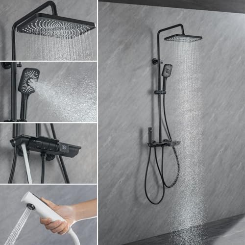 Robinet de douche avec affichage numérique LED contre les brûlures - 6