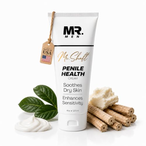 Penile Moisturizer Cream for Men – Fragrance-Free for Dry & Chafed Skin 4oz