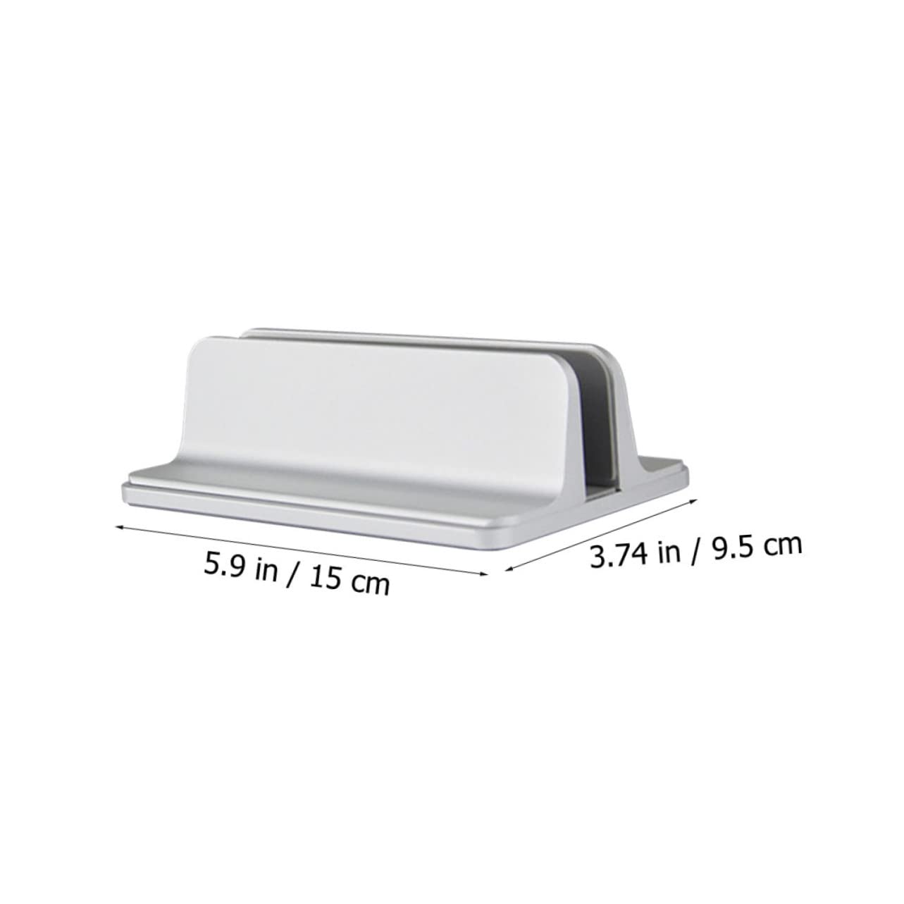 SHINEOFI Soporte Vertical De Aluminio para Laptop Base Estable y Duradera para Escritorio para Refrigeración y Organización De Portátiles
