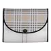 C-Line 13-Pocket Expanding File, Includes Tabs, Letter Size, 1 Expanding File, Plaid Design (58312)