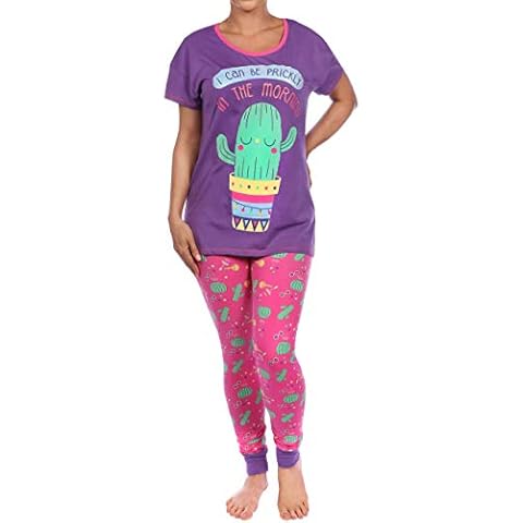 Harry Bear Women's Purple Cactus Pyjamas Cover
