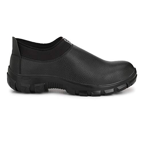 Fashion Tree Men's Black Timberwood Steel Toe Safety Shoes -UK 10