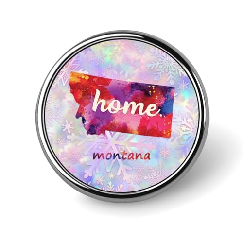 Broche pour femmes éclatante et boutons de ville en émail durable